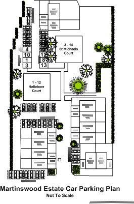 Martinswood Estate Car Park Map - Click Image for larger picture